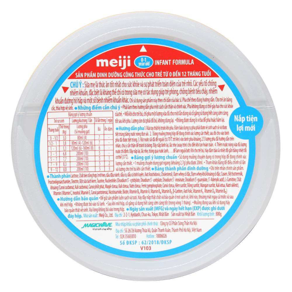 Sữa Meiji Infant Formula 800g (0 - 1 tuổi)