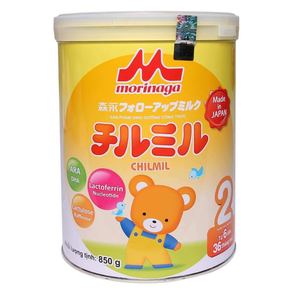 Chuyển đến phần đầu của thư viện hình ảnh Sữa Morinaga Chimil số 2 850g (6 - 36 tháng)